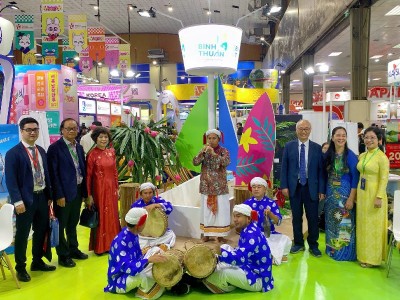 "Sức nóng" du lịch tỉnh Bình Thuận lan tỏa tại VITM Hà Nội 2025 