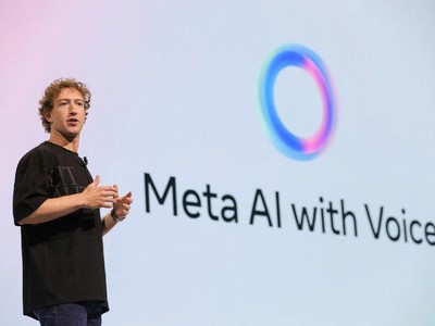 CEO Mark Zuckerberg giới thiệu Meta Ai. Ảnh: Reuters 