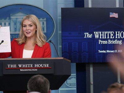 Thư ký báo chí Nhà Trắng Karoline Leavitt. Ảnh: RT