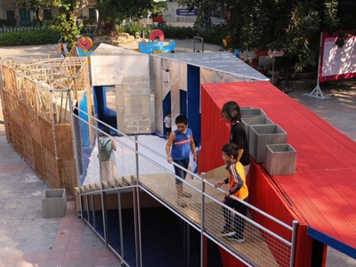 Hoạt động trưng bày, triển lãm tại Lễ hội Thiết kế sáng tạo năm 2024. 