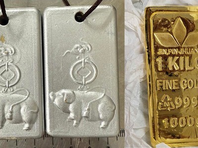 Liên tục bắt nhiều vụ nhập lậu vàng qua Sân bay Nội Bài 