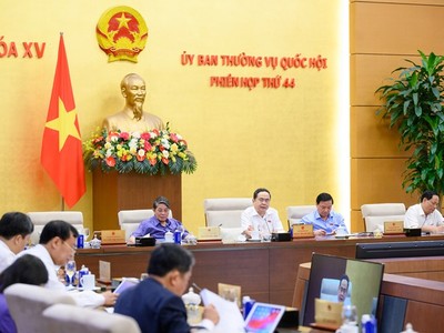 Phiên họp ngày 23/4 của Uỷ ban Thường vụ Quốc hội. 