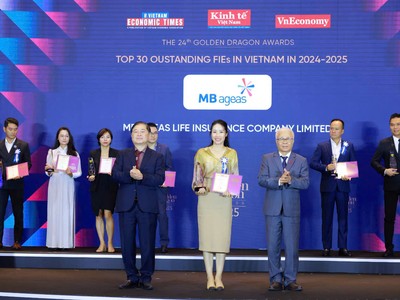 MB Ageas Life được vinh danh Giải thưởng Rồng Vàng lần thứ 3