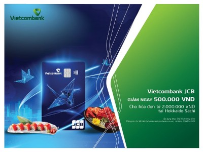 Ưu đãi đậm chất cùng thẻ Vietcombank JCB