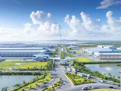 Tổ hợp KCN DEEP C thuộc KKT Đình Vũ - Cát Hải. Ảnh: Huy Dung