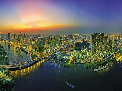 TP.HCM - thành phố năng động nhất của quốc gia và của cả khu vực. Ảnh: Lê Hoàng Mến 