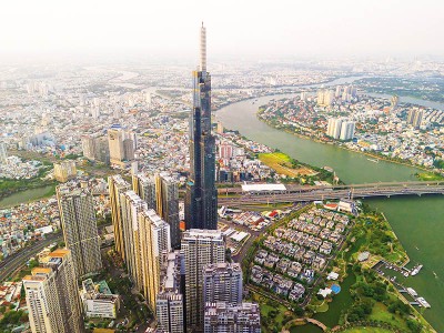 TP.HCM được đánh giá là hội đủ điều kiện thuận lợi để phát triển trung tâm tài chính quốc tế và trở thành một siêu đô thị. Ảnh: Lê Toàn