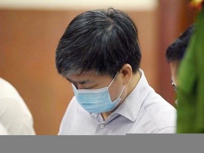 Bị cáo Lê Đức Thọ, cựu Bí thư Tỉnh ủy Bến Tre.