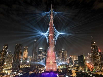 Tòa nhà cao nhất thế giới Burj Khalifa tại Dubai. Ảnh: AFP 