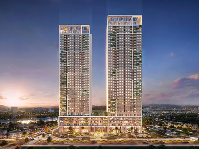 Tháp đôi Diamond Hill được kiến tạo trở thành biểu tượng mới tại Thái Nguyên