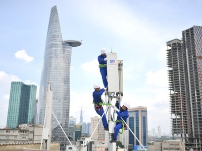 MobiFone tích cực triển khai mạng 5G.