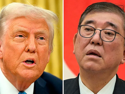 Tổng thống Mỹ Donald Trump và Thủ tướng Nhật Bản Shigeru Ishiba. Ảnh: X