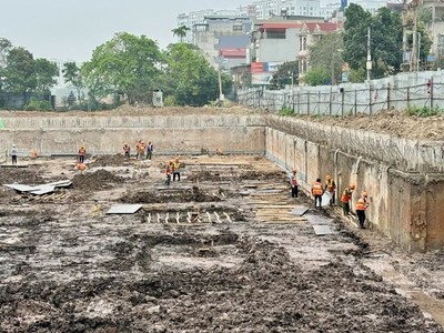 Các dự án nhà ở xã hội đang được gấp rút xây dựng. Ảnh: Thanh Vũ