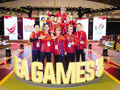 Đội tuyển E-sport Việt Nam tham dự SEA Games.