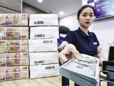 Tính đến hết tháng 3/2025, dư nợ tín dụng kinh doanh bất động sản đạt hơn 1,56 triệu tỷ đồng. Ảnh: Lê Toàn 