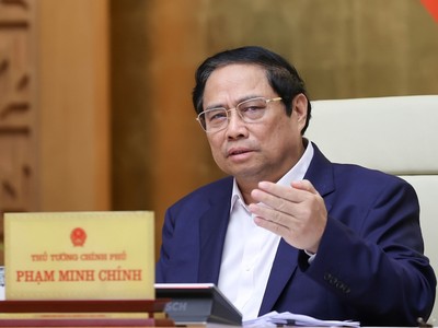 Thủ tướng Phạm Minh Chính làm Trưởng ban Ban Chỉ đạo quốc gia triển khai Nghị quyết số 68. Ảnh: VGP 