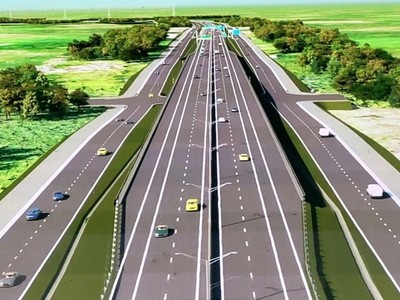 Phối cảnh đường cao tốc TP.HCM - Thủ Dầu Một - Chơn Thành. 