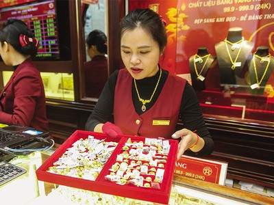 Tổng Bí thư yêu cầu xóa bỏ thế độc quyền Nhà nước về thương hiệu vàng miếng một cách có kiểm soát. Ảnh: Đức Thanh 