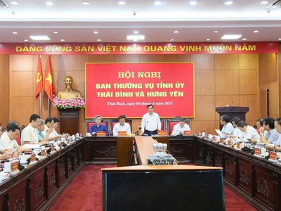 Thái Bình - Hưng Yên: Thống nhất phương án thành lập Đảng bộ tỉnh Hưng Yên (mới) 