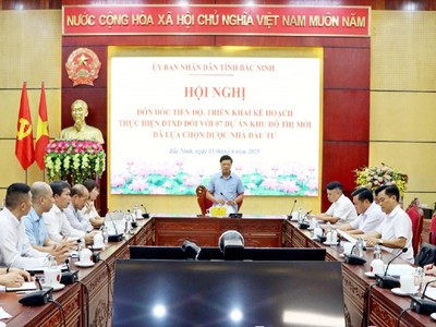 Nhiều dự án đầu tư xây dựng khu đô thị mới được thúc đẩy triển khai, thực hiện.