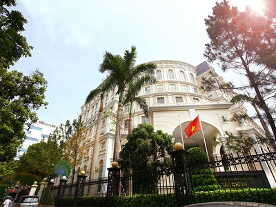 Trụ sở Bộ Tài chính. Ảnh: Lê Tiên. 