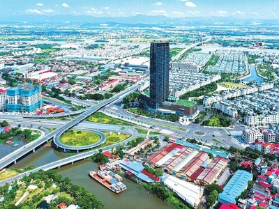 Một góc đô thị TP. Hải Phòng. Ảnh: Hồng Phong.