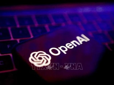 Biểu tượng của Hãng OpenAI. Ảnh: REUTERS/TTXVN