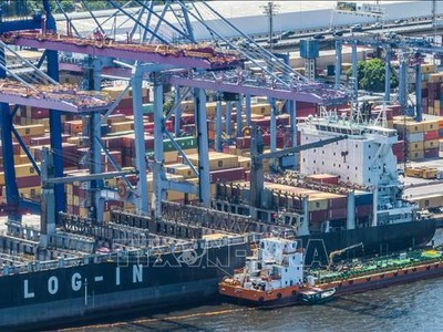 Quang cảnh cảng hàng hoá ở Rio de Janeiro, Brazil. Ảnh: THX/TTXV