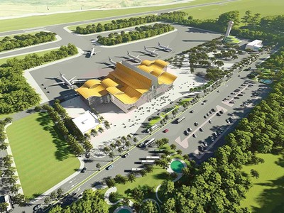 Phối cảnh Cảng hàng không Sa Pa.