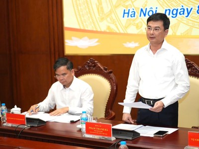 Phó Thống đốc Phạm Thanh Hà chủ trì họp báo thông tin kết quả hoạt động ngân hàng 6 tháng đầu năm 2025 của Ngân hàng Nhà nước. 