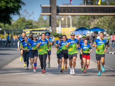 Hình ảnh giải chạy Baden Mountain Marathon 2023. Ảnh: Sun Group