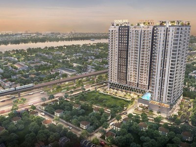 Xuất hiện căn hộ 4 mặt view sông ngay mặt tiền Quốc lộ 13, giá chỉ từ 36,8 triệu đồng/m2