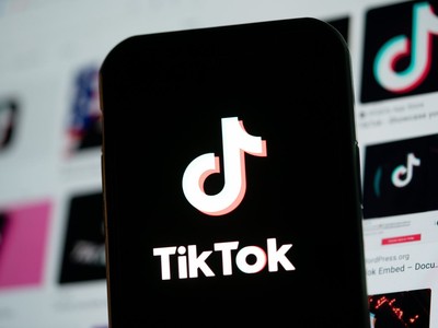 Biểu tượng ứng dụng TikTok. Ảnh: THX/TTXVN