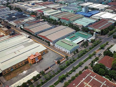 Khu công nghiệp Vĩnh Lộc đang chờ mở rộng (Ảnh: Lê Toàn) 