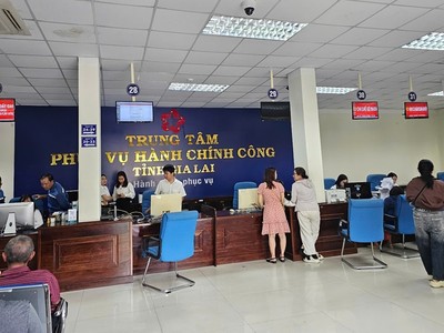 Gia Lai đứng thứ 6 cả nước về kết quả thực hiện dịch vụ công trực tuyến 