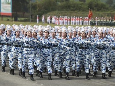  Dàn khí tài cùng gần 16.000 chiến sỹ tham gia tổng hợp luyện lần hai cho sự kiện A80