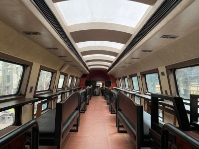 Cận cảnh bên trong tàu du lịch 2 tầng “Hà Nội 5 cửa ô”.