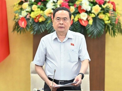 Chủ tịch Quốc hội Trần Thanh Mẫn phát biểu khai mạc. 