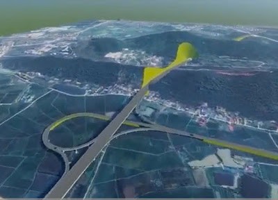 Phối cảnh dự án Đường bộ cao tốc Vinh -Thanh Thủy.