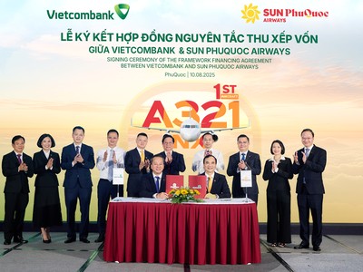 Lễ ký kết Hợp đồng nguyên tắc thu xếp vốn giữa Vietcombank và SPA