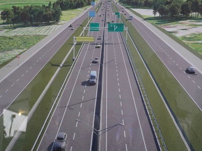 Phối cảnh tuyến cao tốc TP.HCM - Thủ Dầu Một - Chơn Thành.