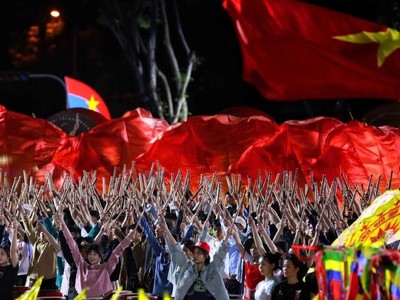 Chương trình diễu binh quy mô lớn, sẵn sàng chào đón hàng triệu du khách đến với Thủ đô. Ảnh: Ngọc Dương