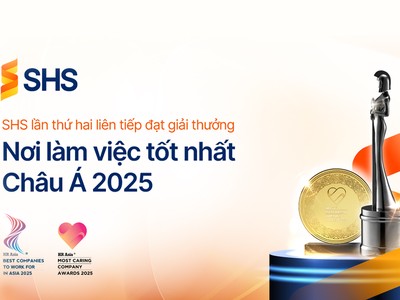 SHS lần thứ hai liên tiếp được vinh danh với cú đúp giải thưởng của HR Asia Awards