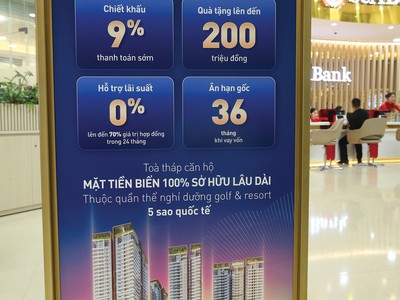 Tín dụng bất động sản nửa đầu năm vượt xa mức tăng trưởng tín dụng toàn hệ thống