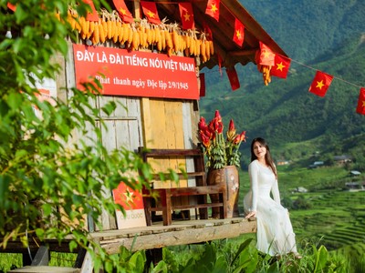 Sa Pa mùa lúa chín rực rỡ tựa bức họa cổ tích ngay trước Lễ 2/9