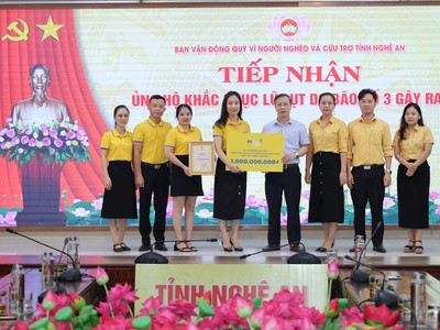 PVcomBank hỗ trợ nhân dân tỉnh Nghệ An sớm ổn định cuộc sống, khôi phục sản xuất