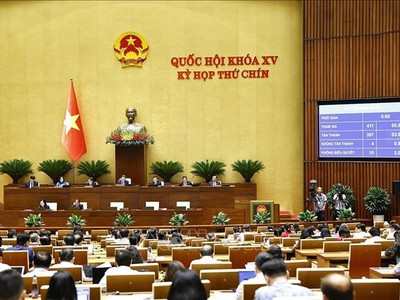 Quốc hội biểu quyết thông qua Nghị quyết số 206/2025/QH15 ngày 24/6/2025 về cơ chế đặc biệt xử lý khó khăn, vướng mắc do quy định của pháp luật.