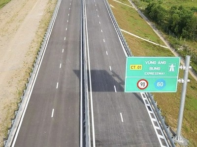 Dự án thành phần cao tốc Bắc - Nam, đoạn Vũng Áng - Bùng sẵn sàng đưa vào khai thác. 