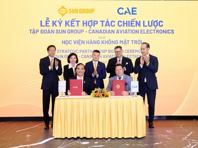 Sun Group chính thức ký hợp tác chiến lược với Canadian Aviation Electronics Ltd vào 25/8/2025