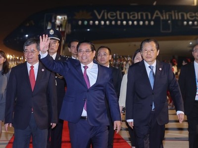 Thủ tướng Phạm Minh Chính bắt đầu chuyến công tác tại Trung Quốc 